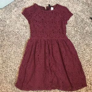 Maroon dress